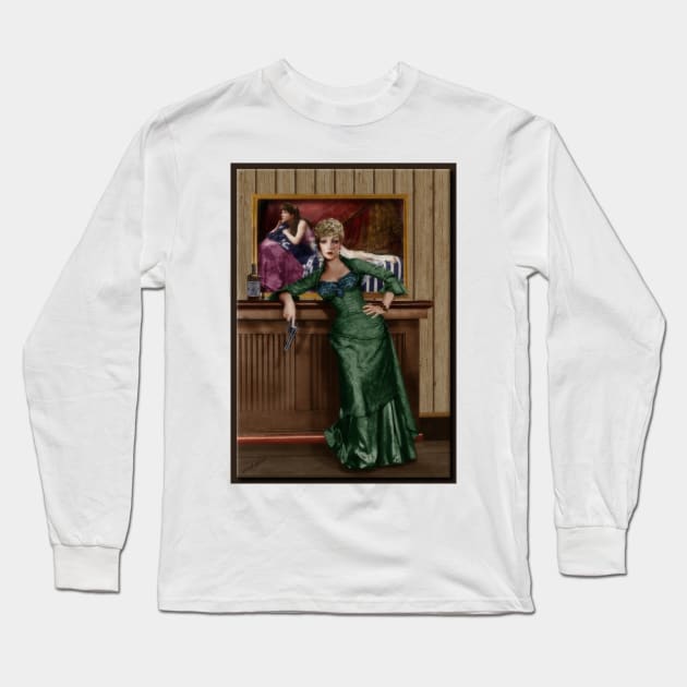 Miss Kitty Long Sleeve T-Shirt by rgerhard